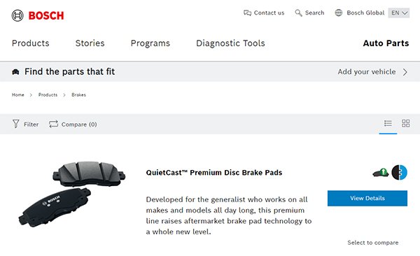 bosch brake pad 1