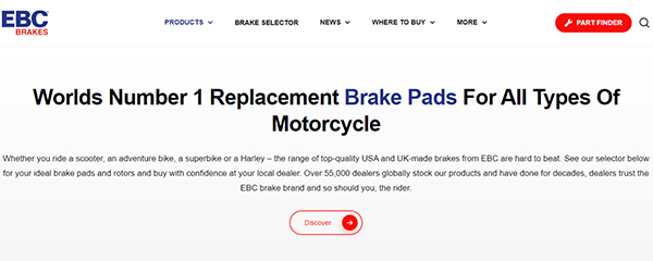 ebc brake pads