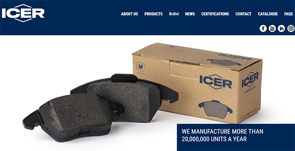 icer brake pad