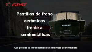 Pastillas de freno cerámicas frente a semimetálicas