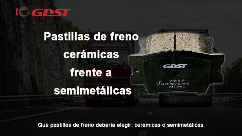 Pastillas de freno cerámicas frente a semimetálicas